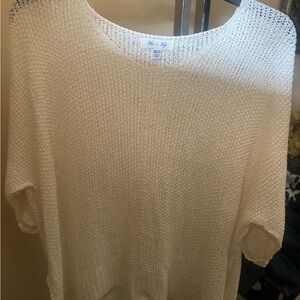 She + Sky Cream Knit Top